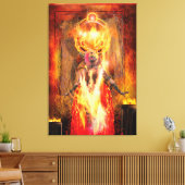 Toile Déesse du feu PELE (Insitu(Salon))
