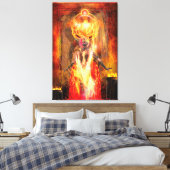 Toile Déesse du feu PELE (Insitu(Chambre))