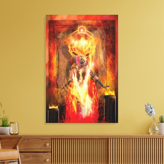 Toile Déesse du feu PELE (Insitu(Salon))
