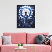 Toile Déesse Mandala Impasto Céleste (Insitu(Salon))