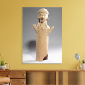 Toile Déesse ou adoration aux bras levés, figurine, (Insitu(Salon))