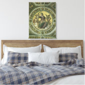 Toile Déesse romaine Justice avec les anges par Raphael (Insitu(Chambre))