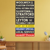 Toile Défilement de bus Arsenal FC (Insitu(Salon))