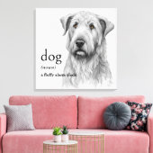 Toile Définition du dictionnaire pour CHIEN (Insitu(Salon))