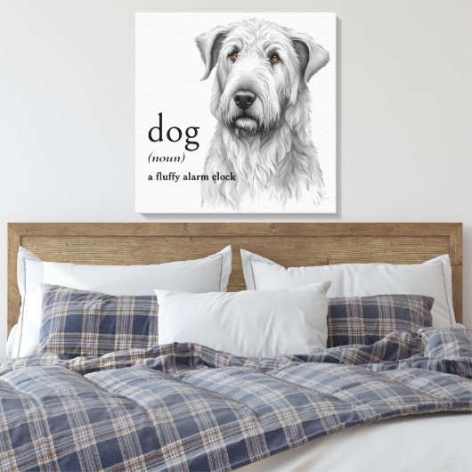 Toile Définition du dictionnaire pour CHIEN (Insitu(Chambre))