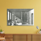 Toile Déformer les fils de soie, illustration Encylopedi (Insitu(Salon))