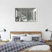 Toile Déformer les fils de soie, illustration Encylopedi (Insitu(Chambre))