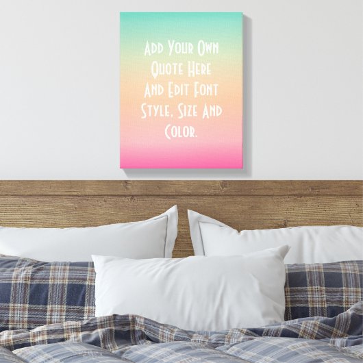 Toile dégradé de couleurs moderne (Insitu(Chambre))