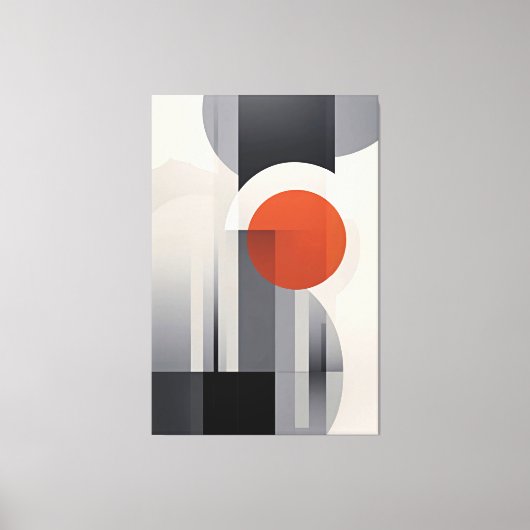 Toile Dégradé géométrique (Recto)