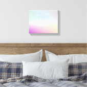 Toile Dégradés ombrés colorés & votre script (Insitu(Chambre))