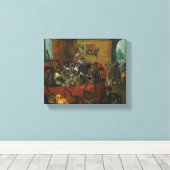 Toile Dégustation de singes (Insitu (Plancher de Bois))