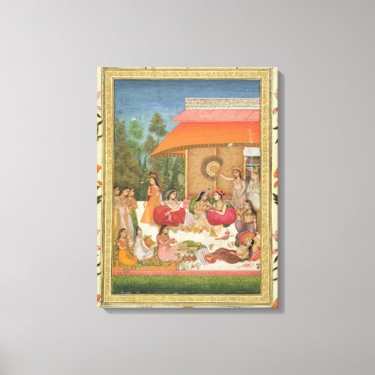 Toile Dégustation féminine, du Petit Album Clive (Recto)