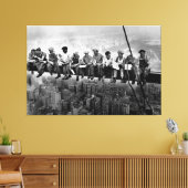 Toile Déjeuner Au Sommet D'Un Gratte-Ciel 1932 NYC Grand (Insitu(Salon))