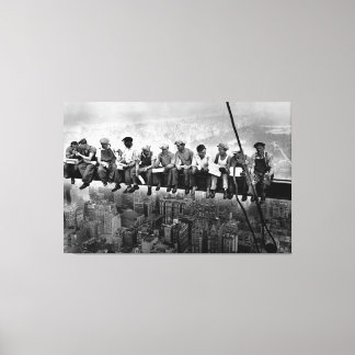 Toile Déjeuner Au Sommet D'Un Gratte-Ciel 1932 NYC Grand