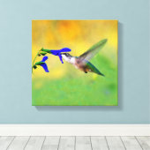 Toile Déjeuner aux colibris (Insitu (Plancher de Bois))