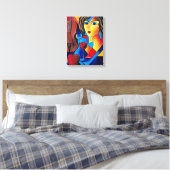 Toile Déjeuner avec des Couleurs (Insitu(Chambre))