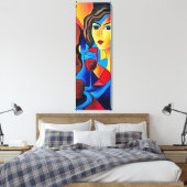 Toile Déjeuner avec des Couleurs (Insitu(Chambre))