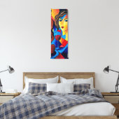 Toile Déjeuner avec des Couleurs (Insitu(Chambre))