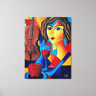 Toile Déjeuner avec des Couleurs