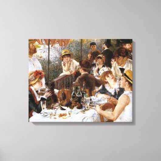 Toile "Déjeuner de la fête nautique" de Renoir (Recto)