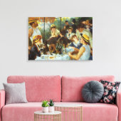 Toile Déjeuner de la fête nautique par Pierre Renoir (Insitu(Salon))