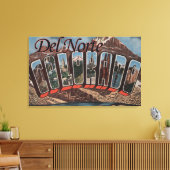 Toile Del Norte, Colorado - Scènes de grandes lettres (Insitu(Salon))