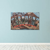 Toile Del Norte, Colorado - Scènes de grandes lettres (Insitu (Plancher de Bois))