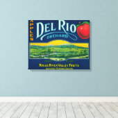 Toile Del Rio Apple Crate LabelMedford, OU (Insitu (Plancher de Bois))