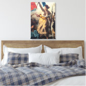 Toile Delacroix - La Liberté guidant le peuple Gros plan (Insitu(Chambre))