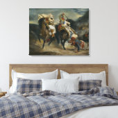 Toile Delacroix Le combat des Giaour et Hassan (Insitu(Chambre))