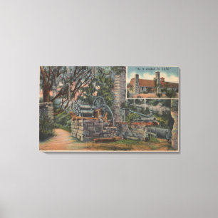 Toile Deland, FL - ruines de vieux moulin de sucre