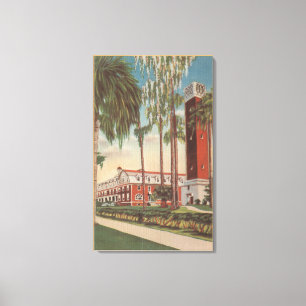 Toile Deland, la Floride - vue d'université de Stetson