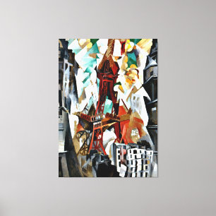 Toile Delaunay - La Tour Rouge