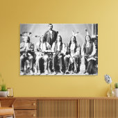 Toile Délégation des chefs sioux, dirigée par Red Cloud  (Insitu(Salon))