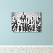 Toile Délégation des chefs sioux, dirigée par Red Cloud  (Insitu (Plancher de Bois))