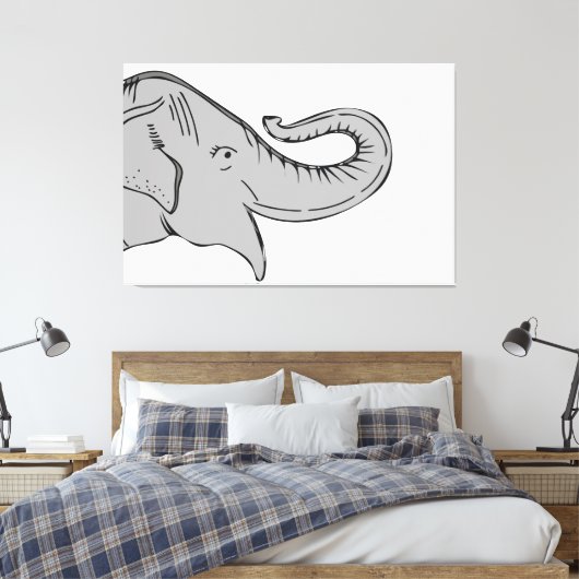 Toile d'éléphant (Insitu(Chambre))
