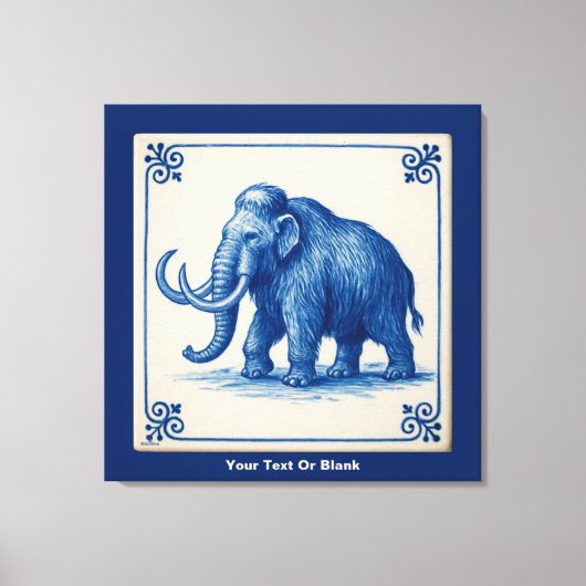 Toile Delft Wooly Mammoth (Recto)