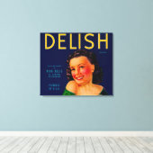 Toile Delish Orange LabelEl Centro, CA (Insitu (Plancher de Bois))