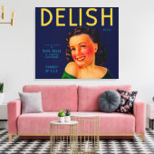 Toile Delish Orange LabelEl Centro, CA (Insitu(Salon))