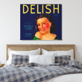 Toile Delish Orange LabelEl Centro, CA (Insitu(Chambre))