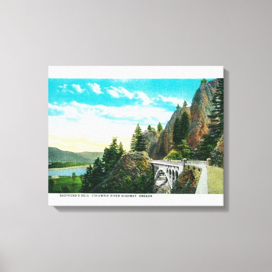 Toile Dell de Shepberd sur Columbia River (Recto)