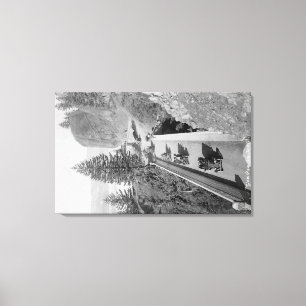 Toile Dell du berger sur la photographie 2 du fleuve