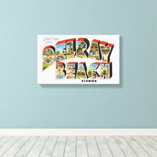 Toile Delray Beach Floride (Insitu (Plancher de Bois))