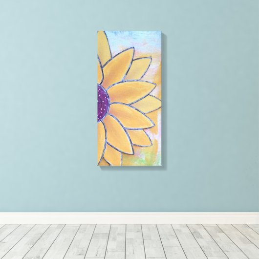 Toile Demi-fleurs (Insitu (Plancher de Bois))