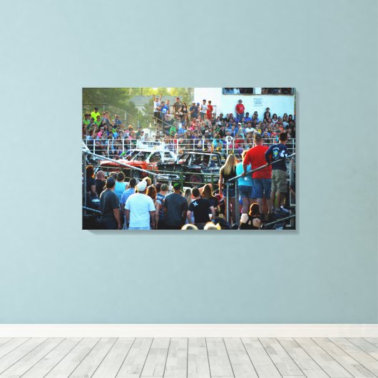 Toile Démolition Derby à la Foire du Comté (Insitu (Plancher de Bois))