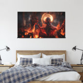 Toile Démon en enfer (Insitu(Chambre))