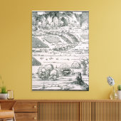 Toile Démonstration d'une mesure défensive (Insitu(Salon))