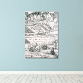 Toile Démonstration d'une mesure défensive (Insitu (Plancher de Bois))