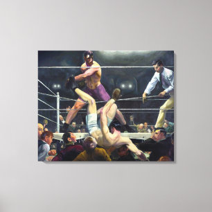 Toile Dempsey et Firpo   George Bellows  