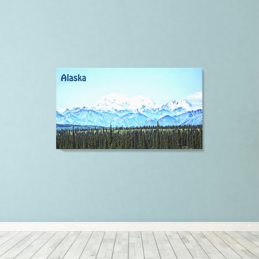 Toile Denali (Mt. McKinley) (Insitu (Plancher de Bois))
